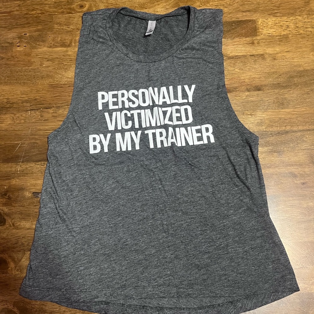 Next Level Apparel Charcoal Muscle Tee
